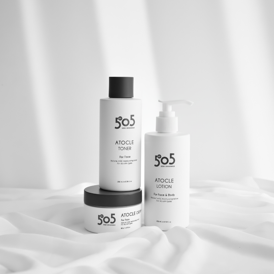 piyonna Doctor505 Atocle 3-Step Solution (Toner/Lotion/Cream) Face Care Skincare Set