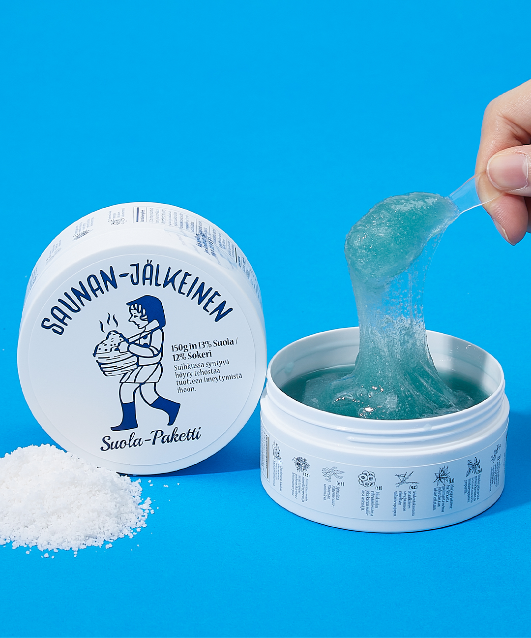 piyonna Saunan Heating Salt Mask 90g Masque Masque à rincer