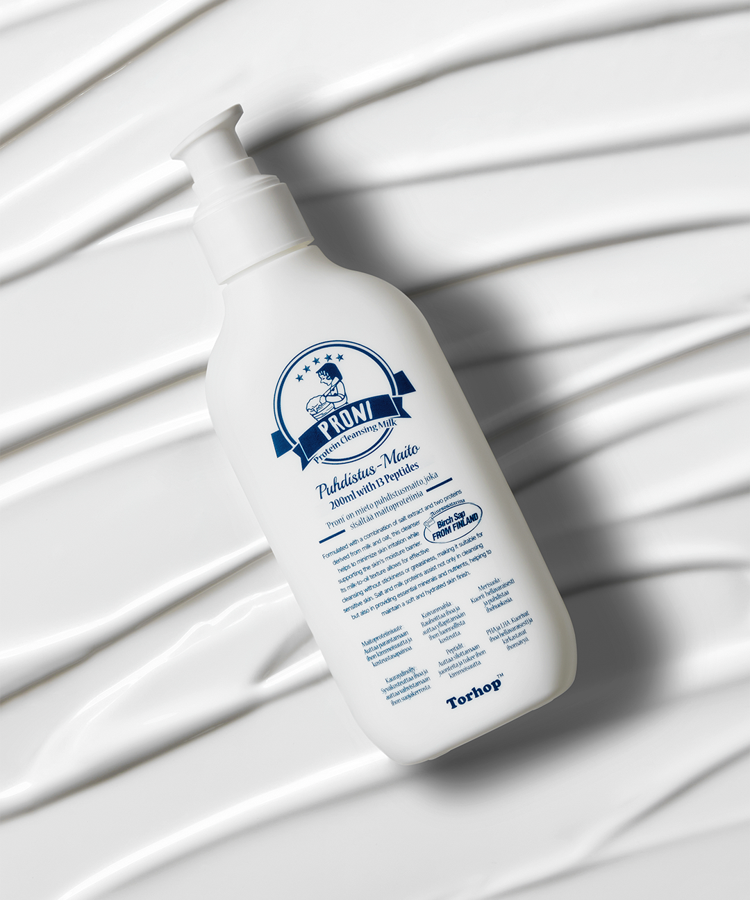 piyonna Proni Salt Peptide Cleansing Milk Oil 200ml Soins visage Démaquillage Huile dém.