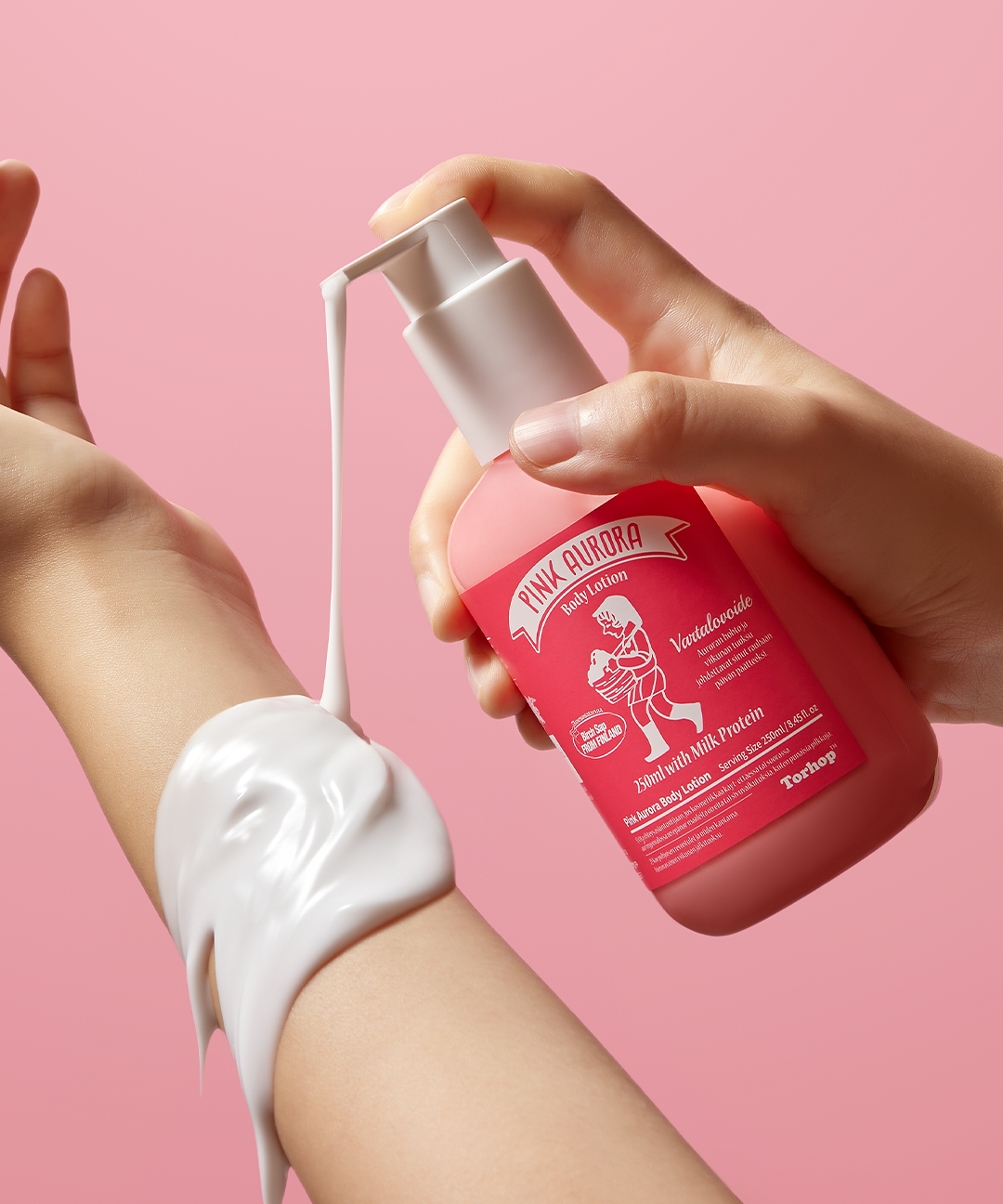 piyonna Pink Aurora Body Lotion 250ml Cheveux & Soins corps Soin du corps Lait corps