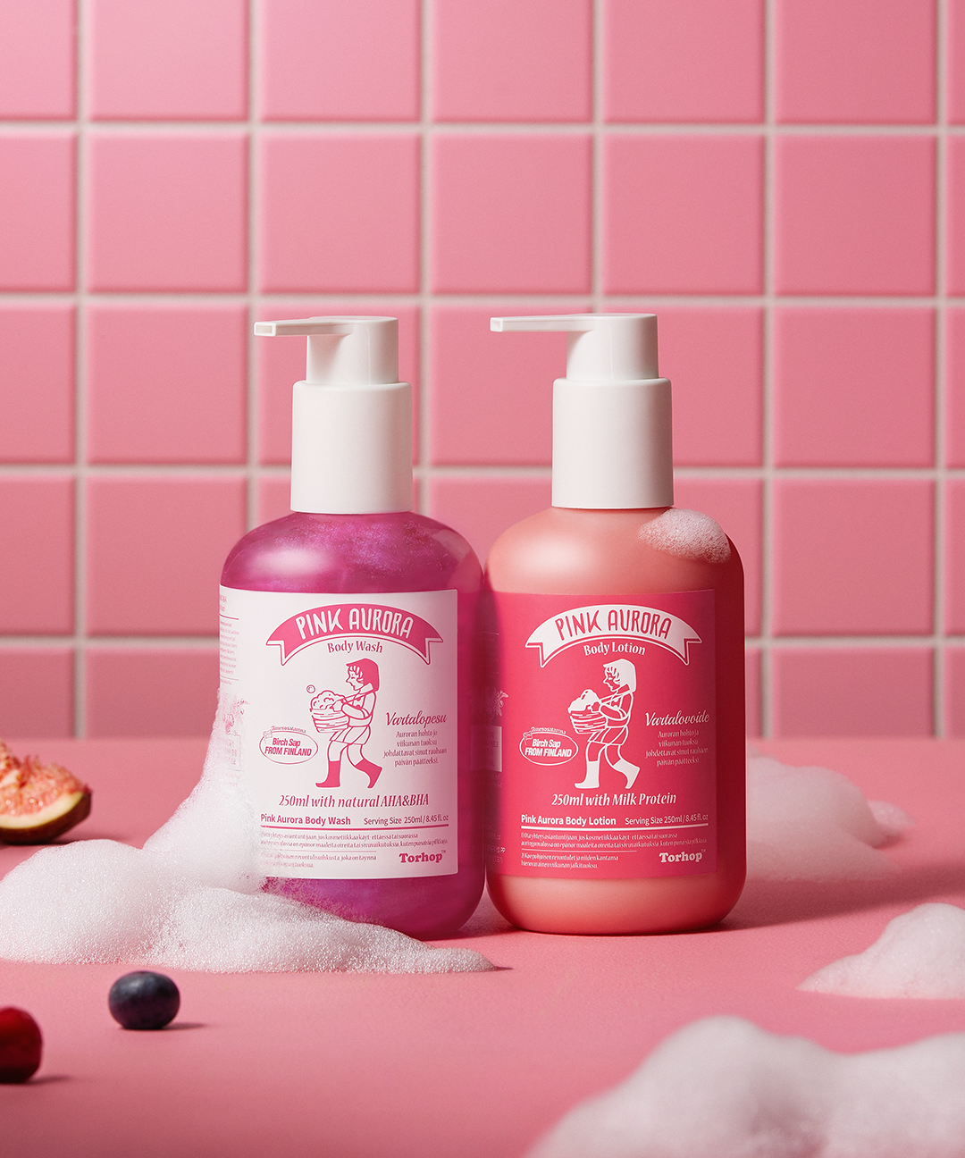 piyonna Pink Aurora Body Lotion 250ml Cheveux & Soins corps Soin du corps Lait corps