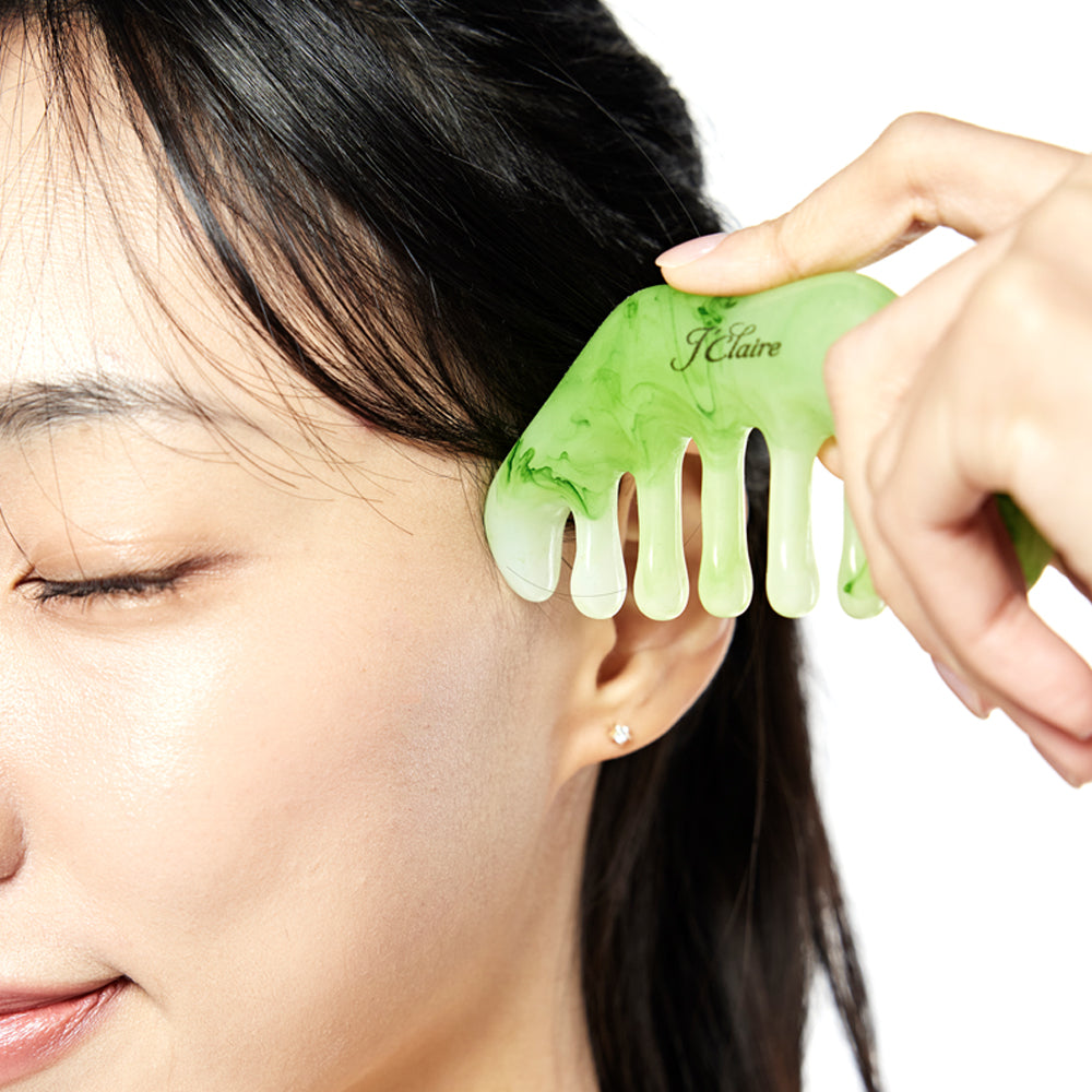 piyonna J.Eclair Brush Scalp Gua Sha Massage Tool Makeup Beauty Tools Massage Tool