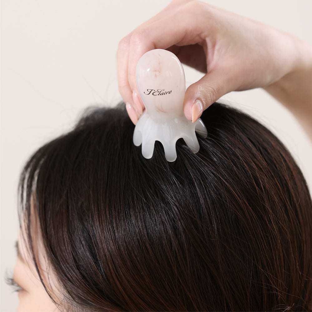 piyonna J.Eclair Octopus Scalp Gua Sha Massage Tool Makeup Beauty Tools Massage Tool