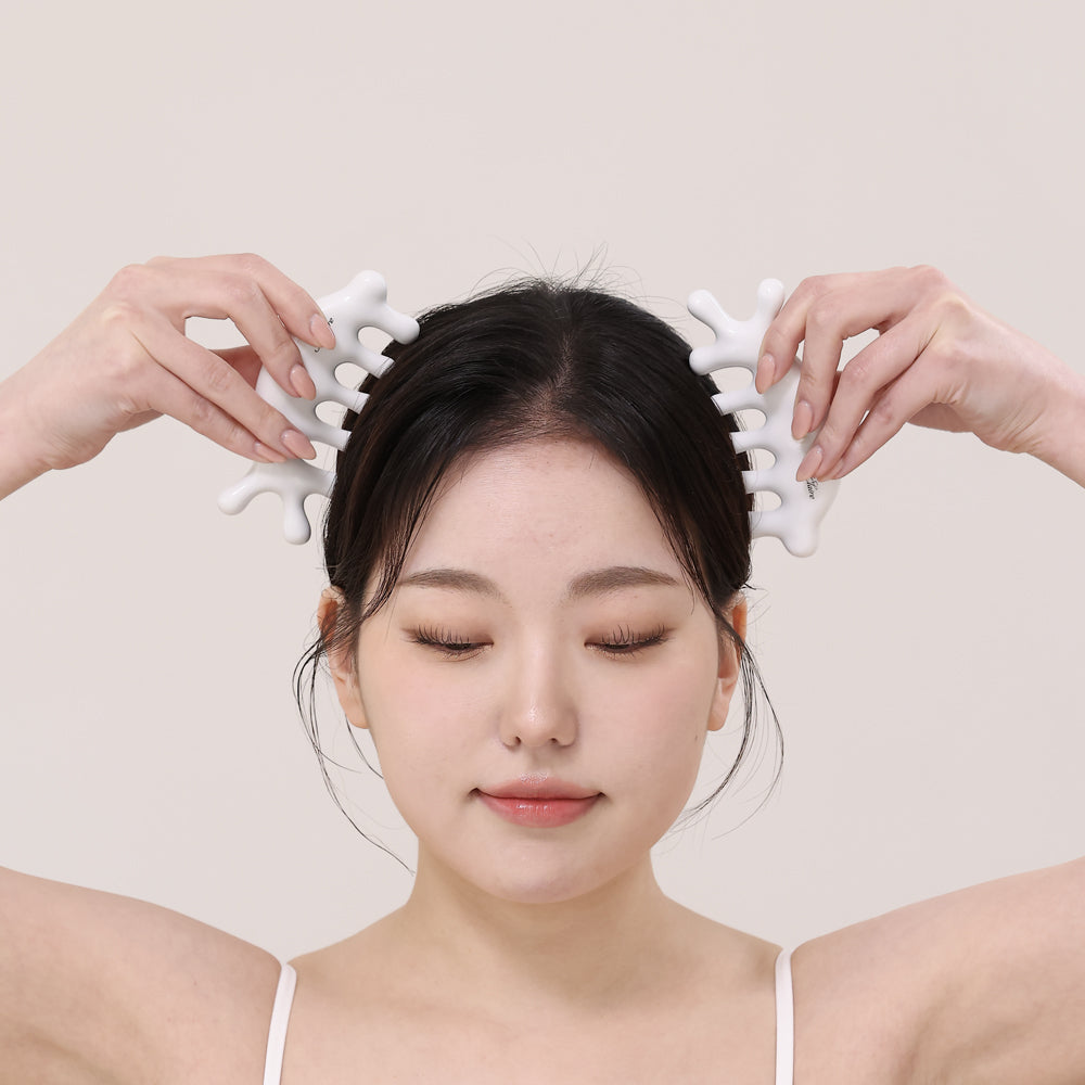 piyonna J.Eclair All-in-One Ceramic Scalp Gua Sha Massage Tool Maquillage Accessoires beauté Outil de massage