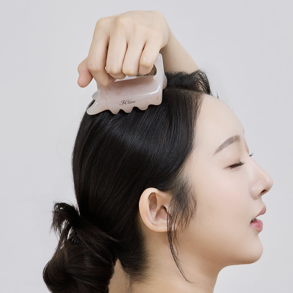 piyonna J.Eclair Line Scalp Body Gua Sha Massage Tool Maquillage Accessoires beauté Outil de massage