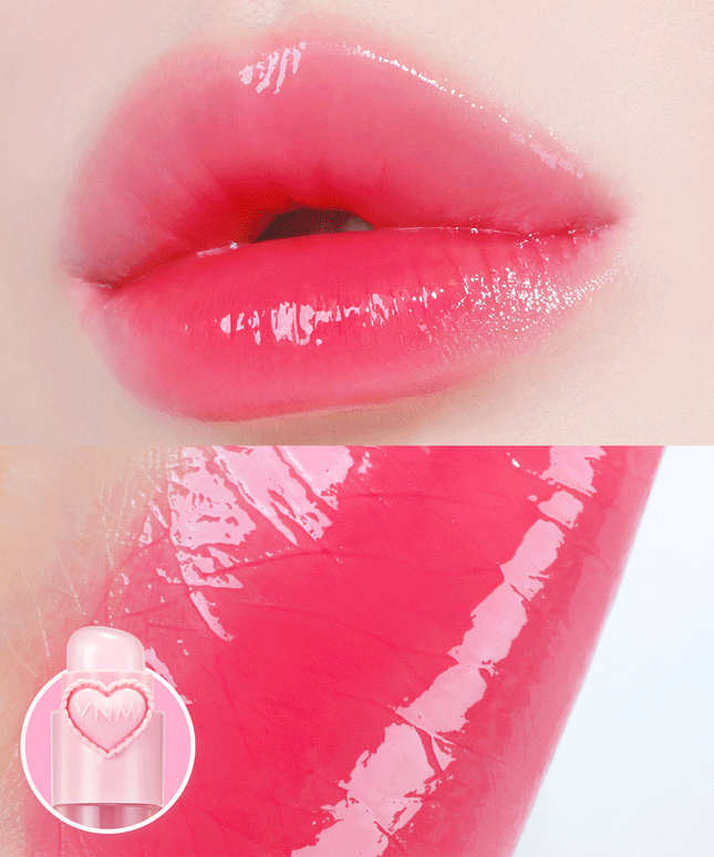 piyonna Heart Jelling 2in1 Tint (Tint + Silicone Brush) 10 Colors Makeup Lip Makeup Lip Tint