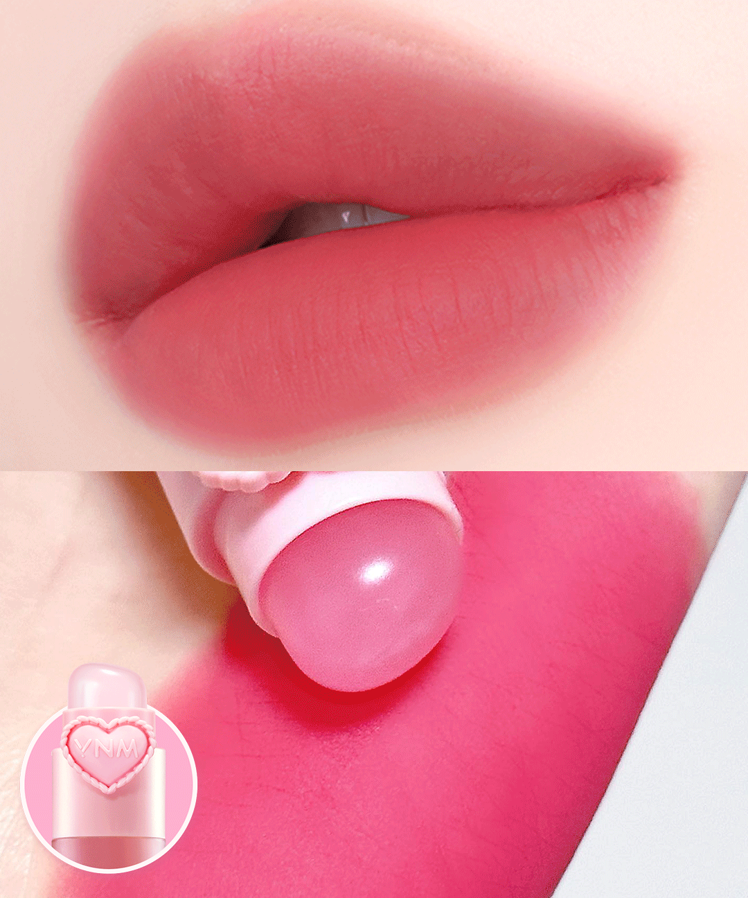 piyonna Chakbut Blur Lip Heart Veil Tint 7color Maquillage Lèvres Encre à lèvres