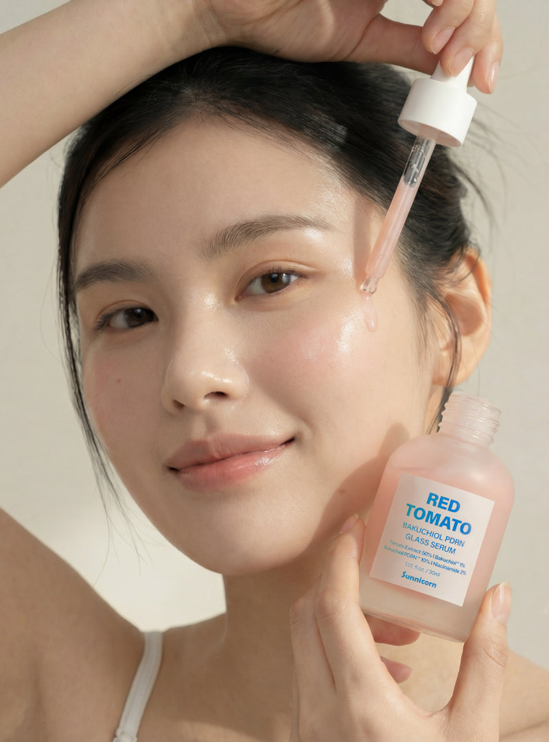 piyonna Sunnycon Red Tomato Bakuchiol PDRN Glass Serum 30ml Soins visage Sérum