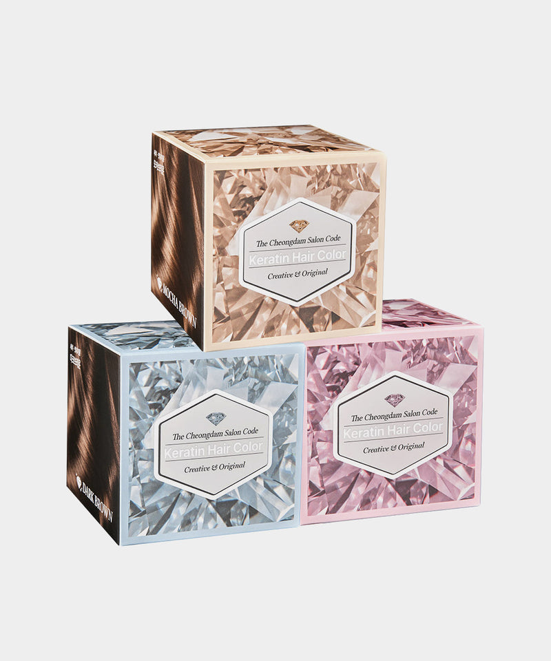 piyonna The Cheongdam Salon Code Keratin Hair Color 3 Types Cheveux & Soins corps Soin cheveux Coloration