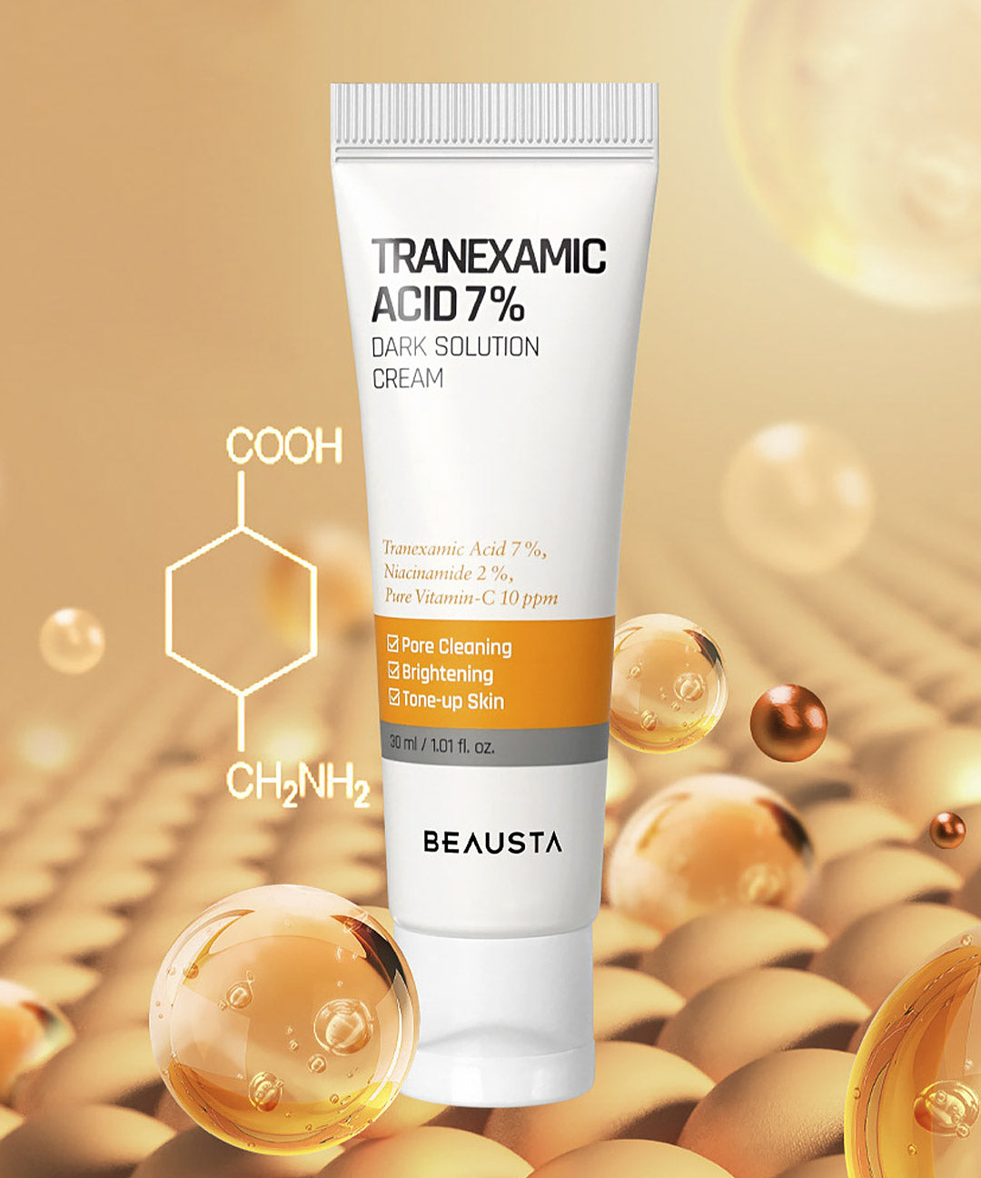 piyonna Beusta Tranexamic Acid 7% Dark Solution Cream 30ml Soins visage Crème