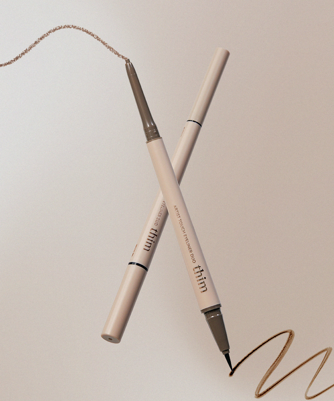 piyonna Thim Artist Touch Eyeliner Duo 0.12g / 0.22g Maquillage Yeux Eyeliner