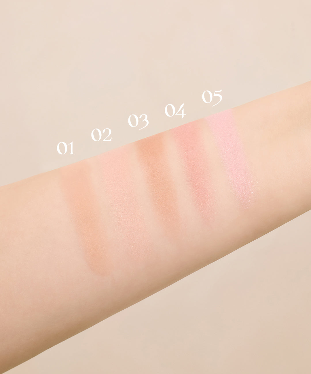 piyonna Thim Infusion Blush 5 Colors Makeup Blush & Contour Blush
