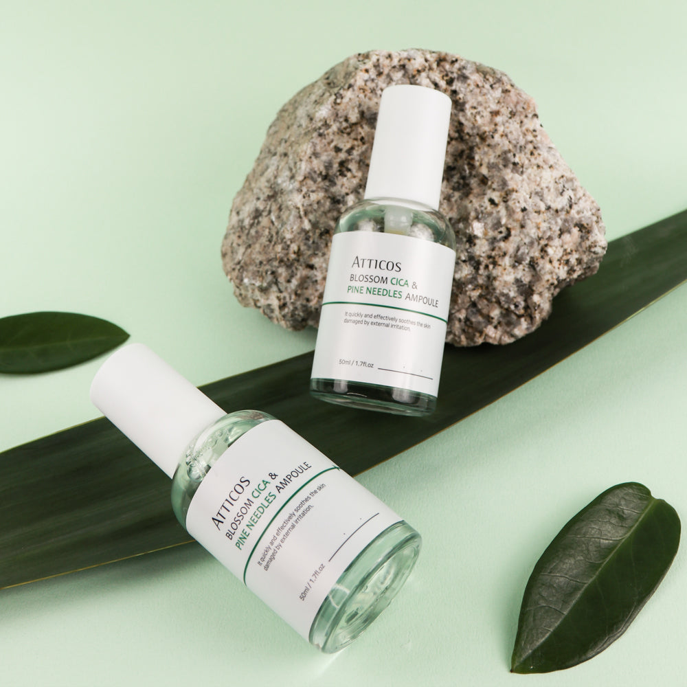 piyonna Atticos Blossom Ampoule Apaisante Cica & Aiguilles de Pin 50ml Soins visage Sérum