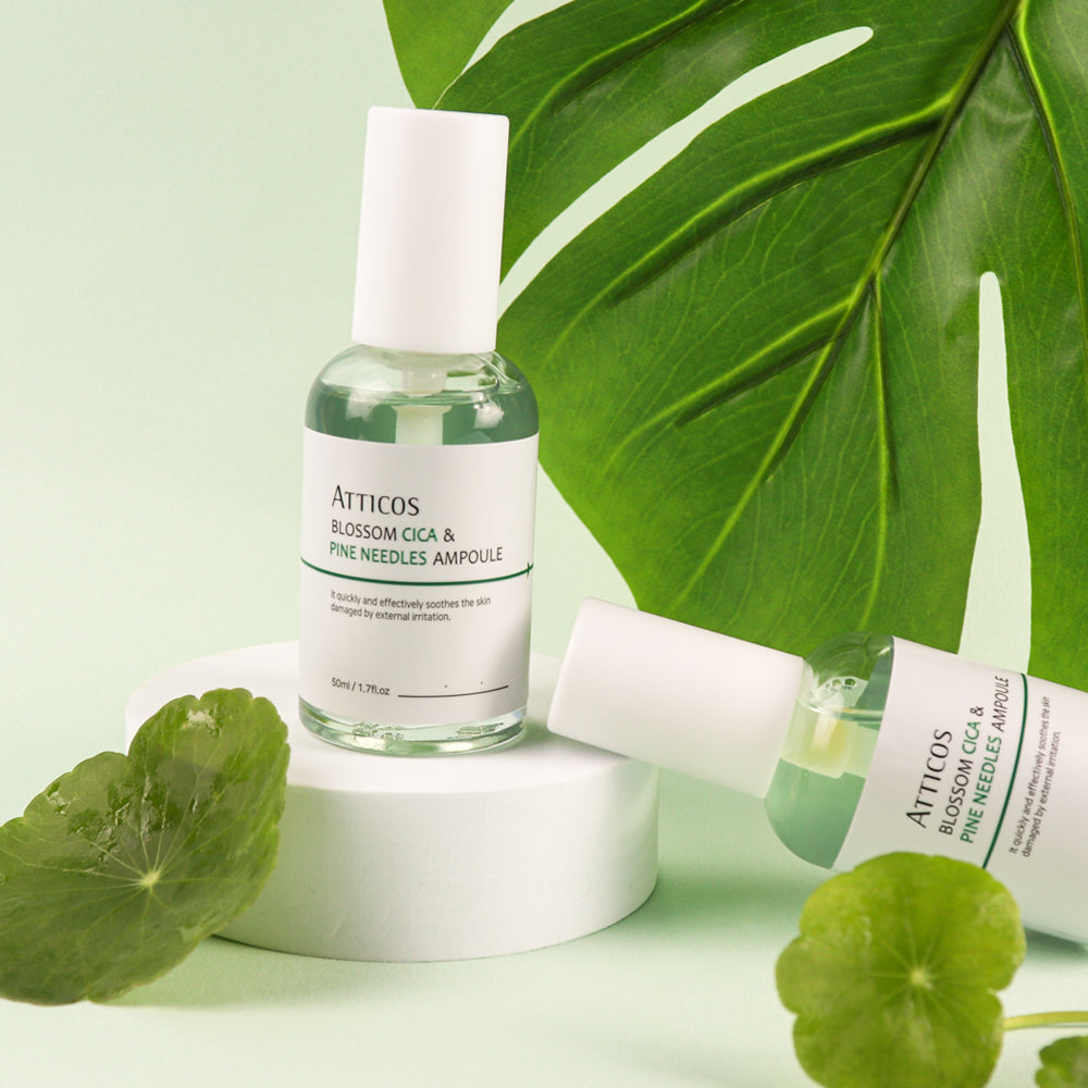 piyonna Atticos Blossom Ampoule Apaisante Cica & Aiguilles de Pin 50ml Soins visage Sérum