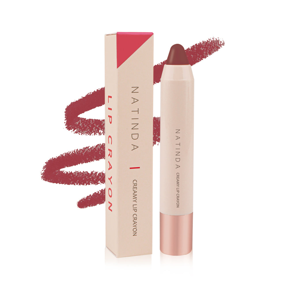piyonna Natinda Crayon Lèvres Crémeux (10 Teintes) 3g Type Automatique Maquillage Lèvres Crayon lèvres
