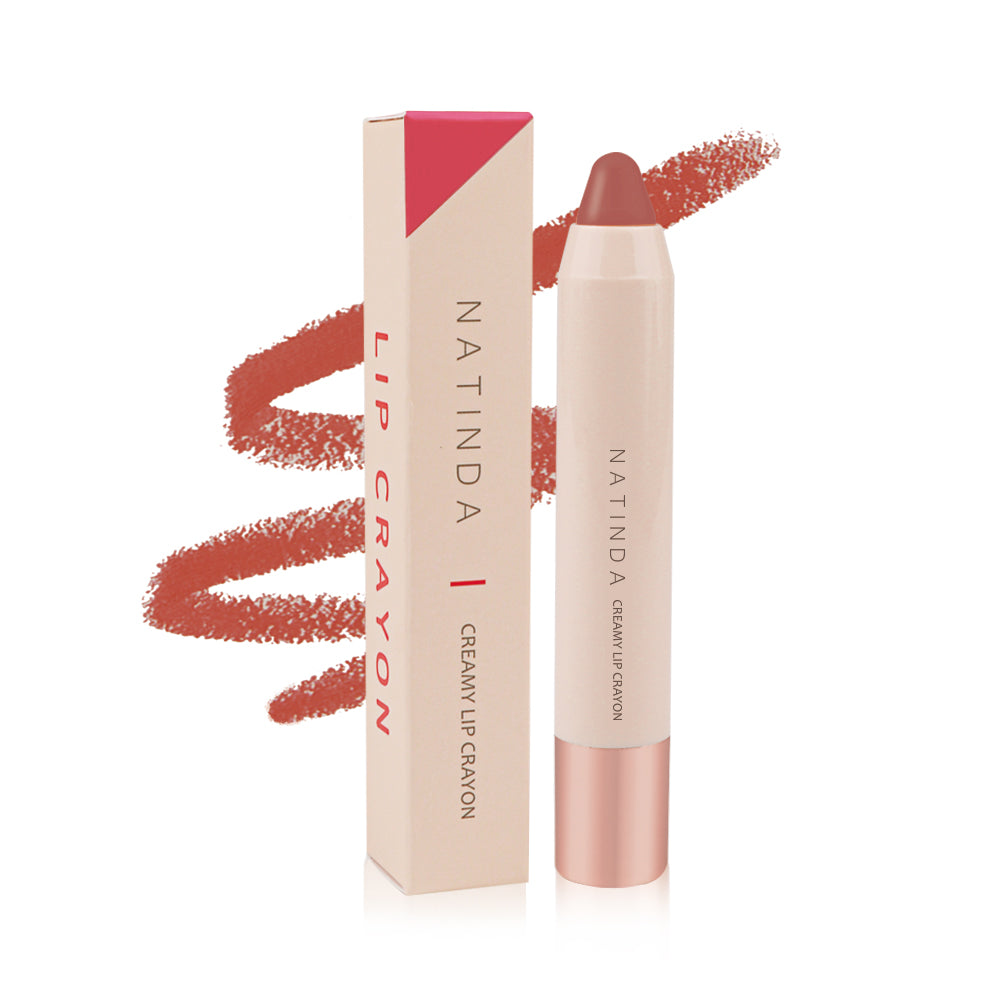 piyonna Natinda Crayon Lèvres Crémeux (10 Teintes) 3g Type Automatique Maquillage Lèvres Crayon lèvres