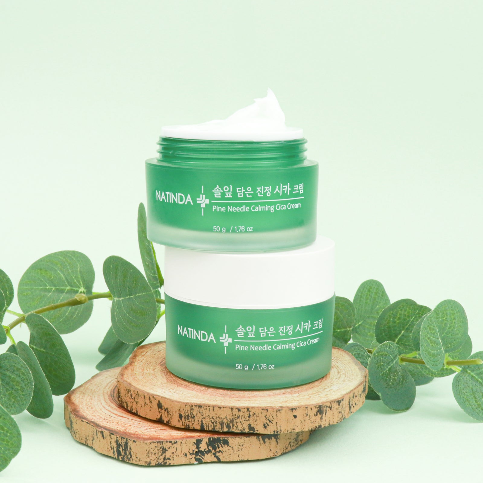 piyonna Natinda Crème Cica aux Aiguilles de Pin 50g Soins visage Crème