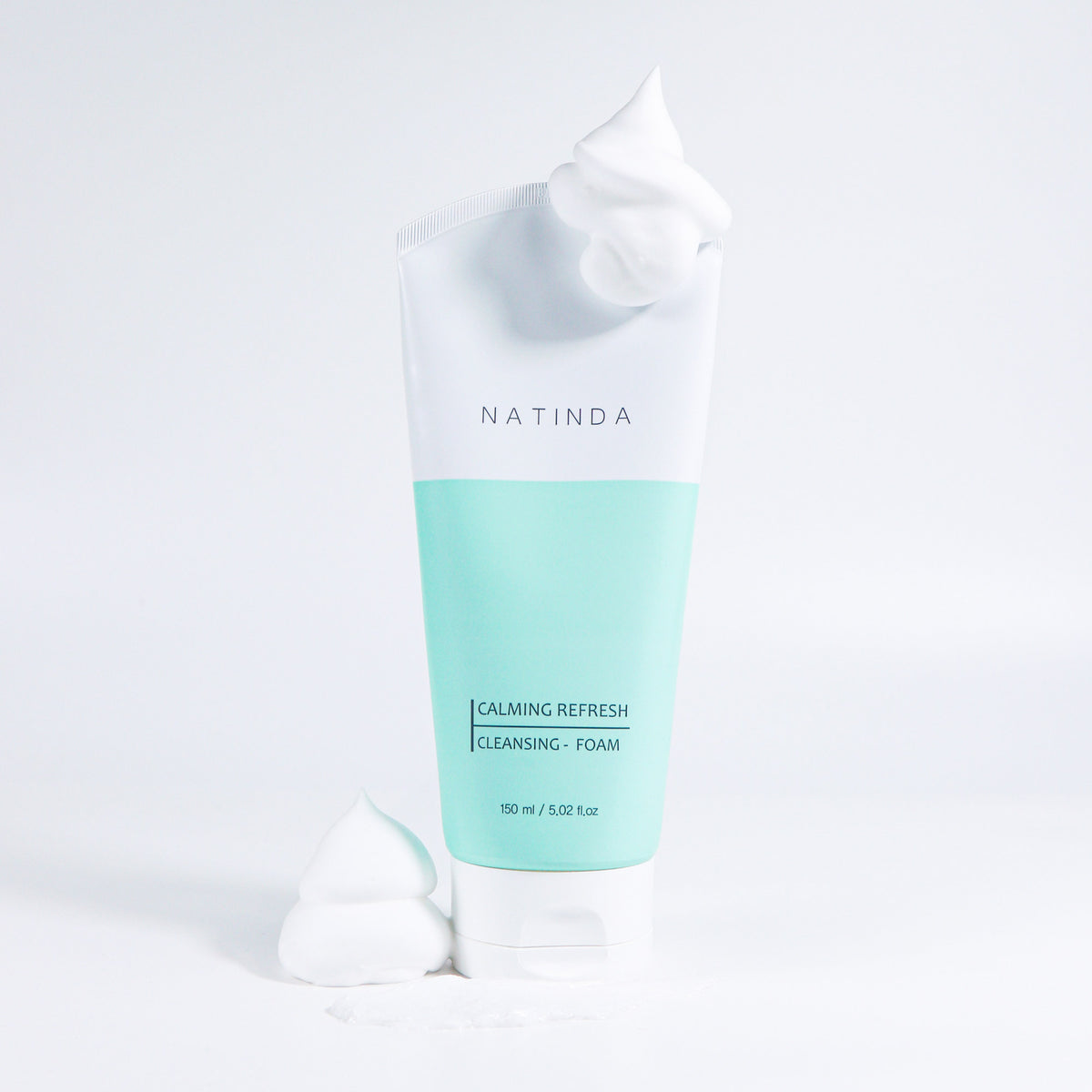 piyonna Natinda Mousse Nettoyante Apaisante Fraîcheur 150ml Soins visage Démaquillage Mousse nettoyante