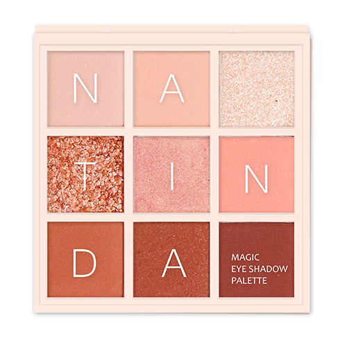 piyonna Natinda Palette Ombres à Paupières Magic (2 Types) 1,5g x9 Maquillage Yeux Fard à paupières