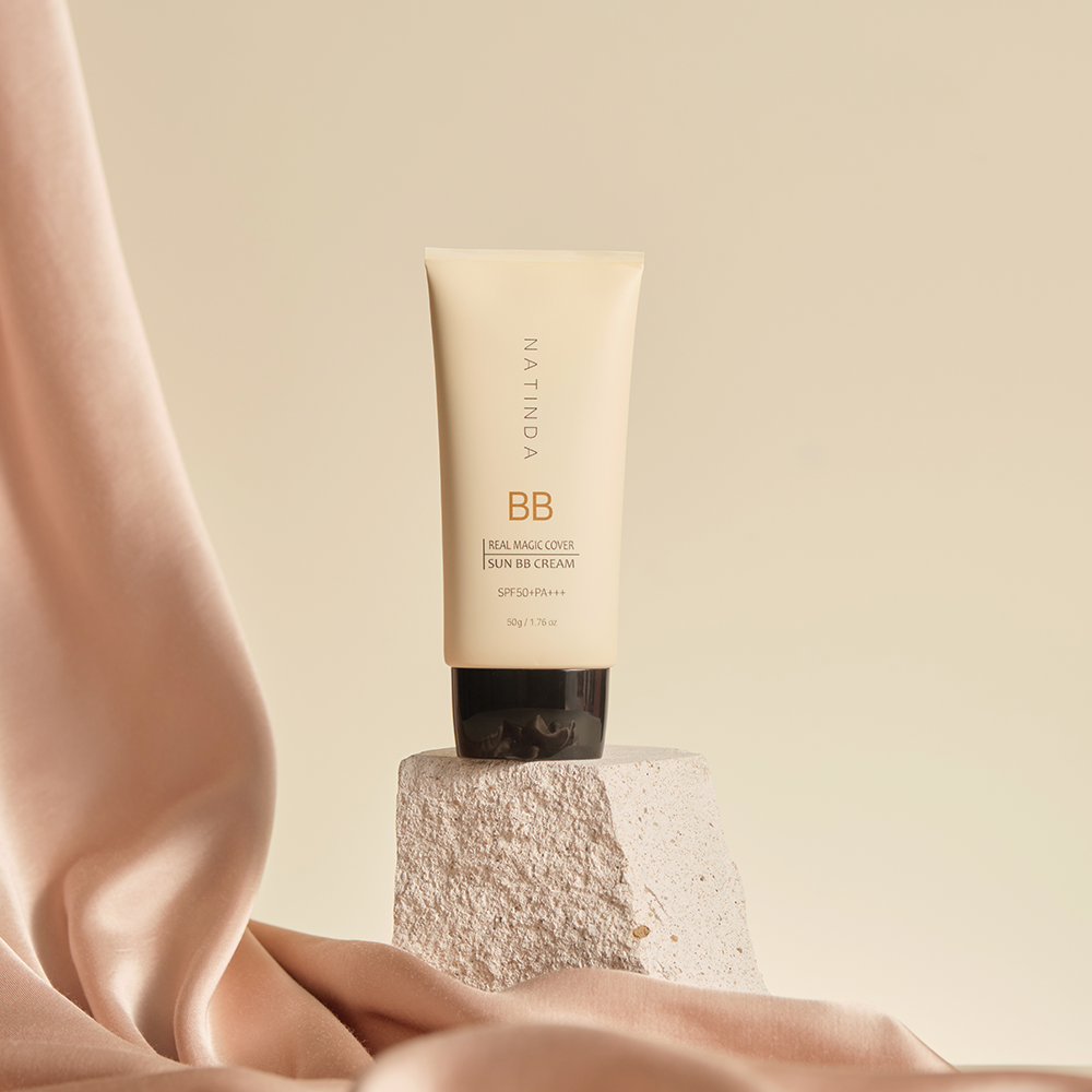 piyonna Natinda Real Magic Cover Sun BB Cream 50g SPF50+PA+++ Makeup Base Makeup BB CC Cream