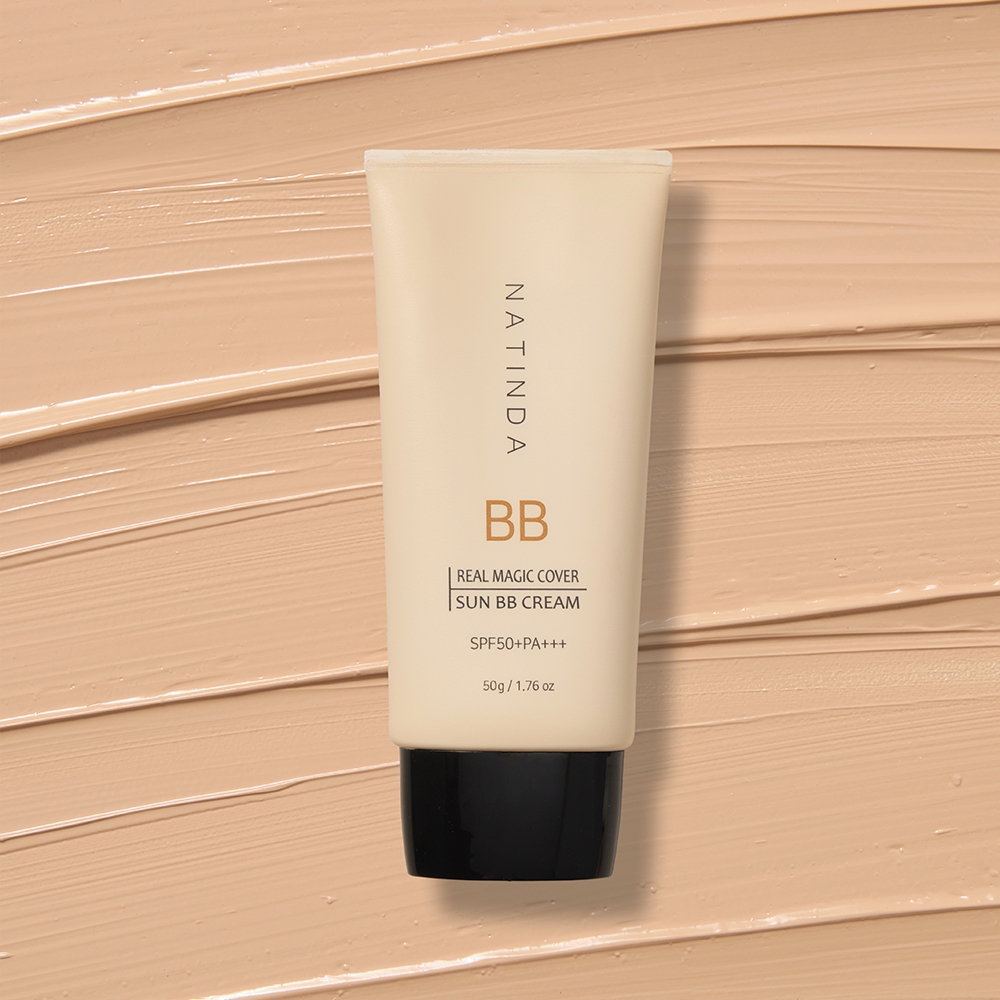 piyonna Natinda Real Magic Cover Sun BB Cream 50g SPF50+PA+++ Makeup Base Makeup BB CC Cream