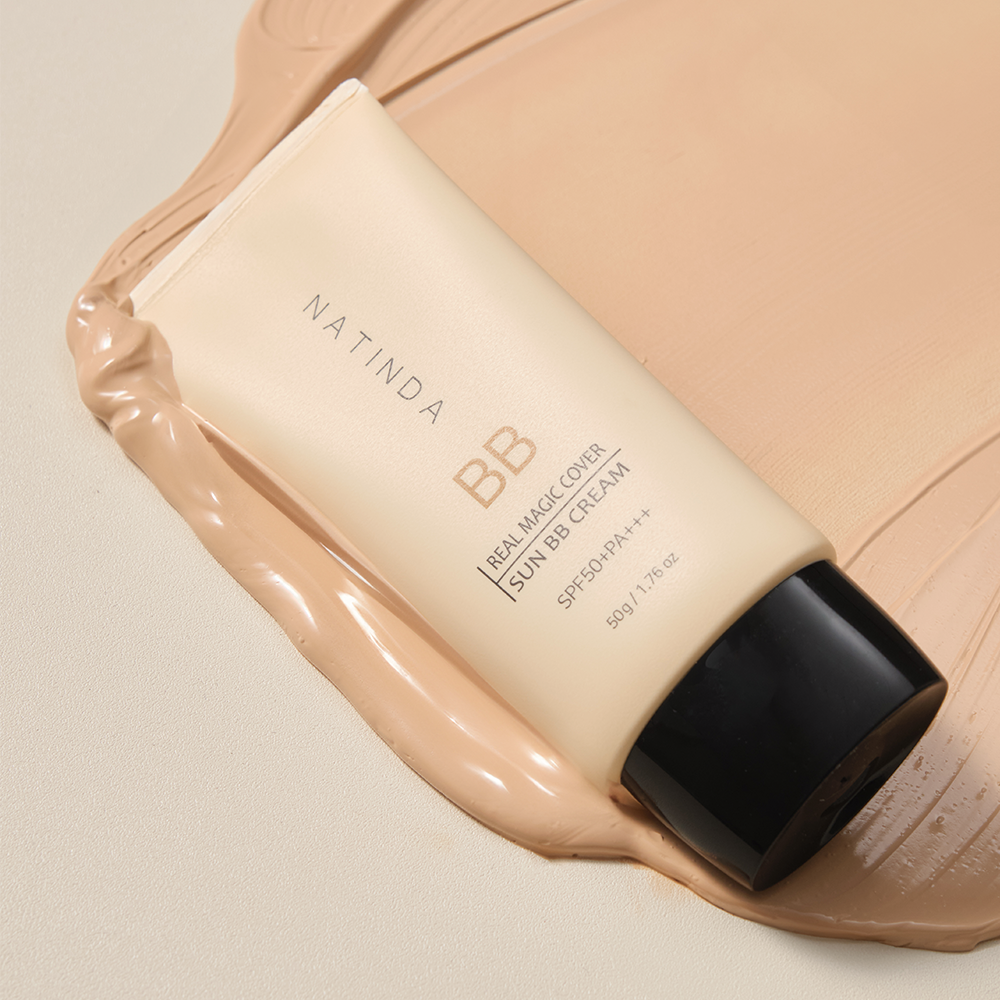piyonna Natinda Real Magic Cover Sun BB Cream 50g SPF50+PA+++ Makeup Base Makeup BB CC Cream