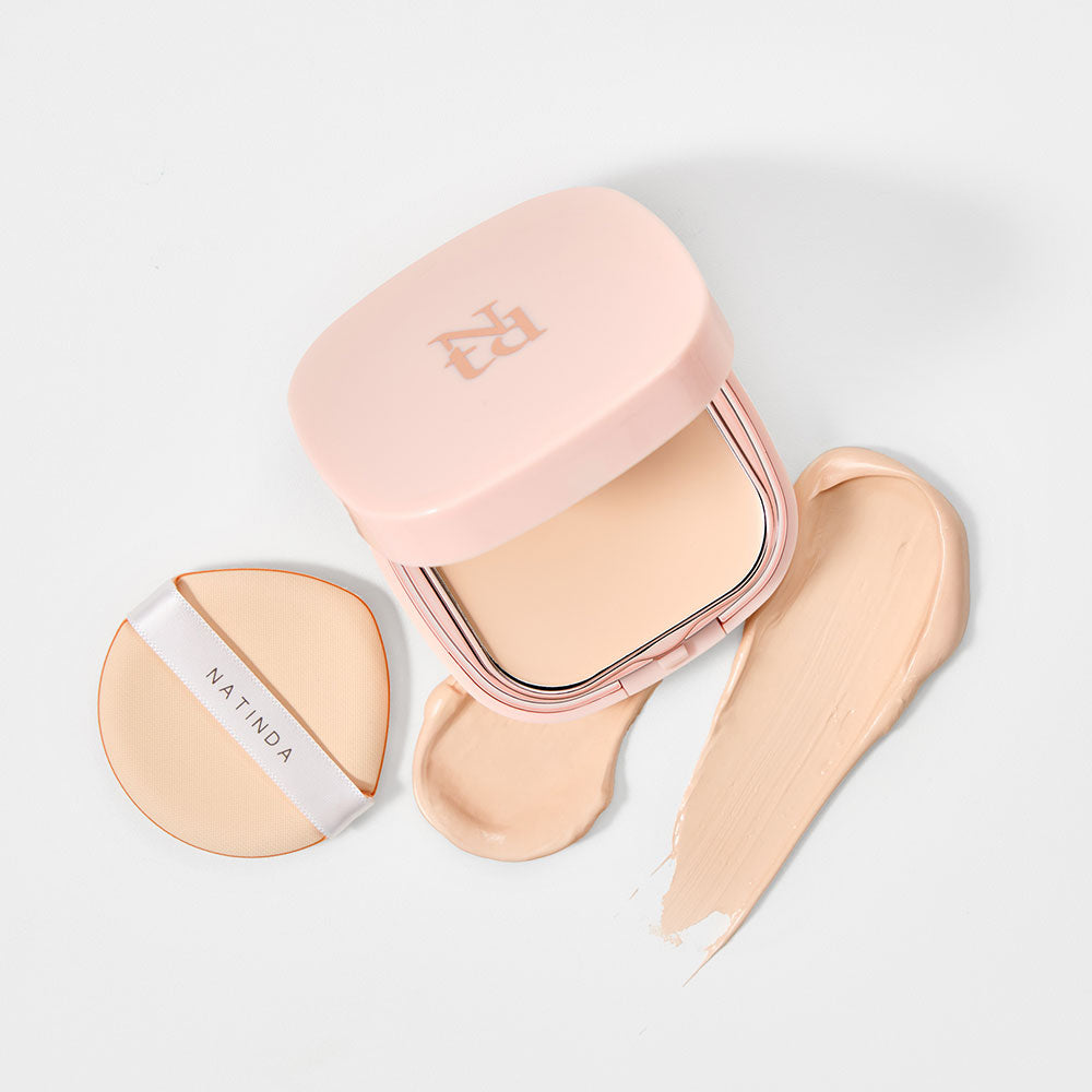 piyonna Natinda Silky Cover Pact 12g (21, 23) Makeup Base Makeup Powder