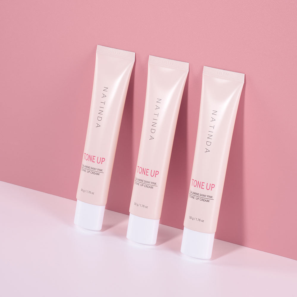 piyonna Natinda Calamine Shiny Pink Tone Up Cream 50g Makeup Base Makeup Primer