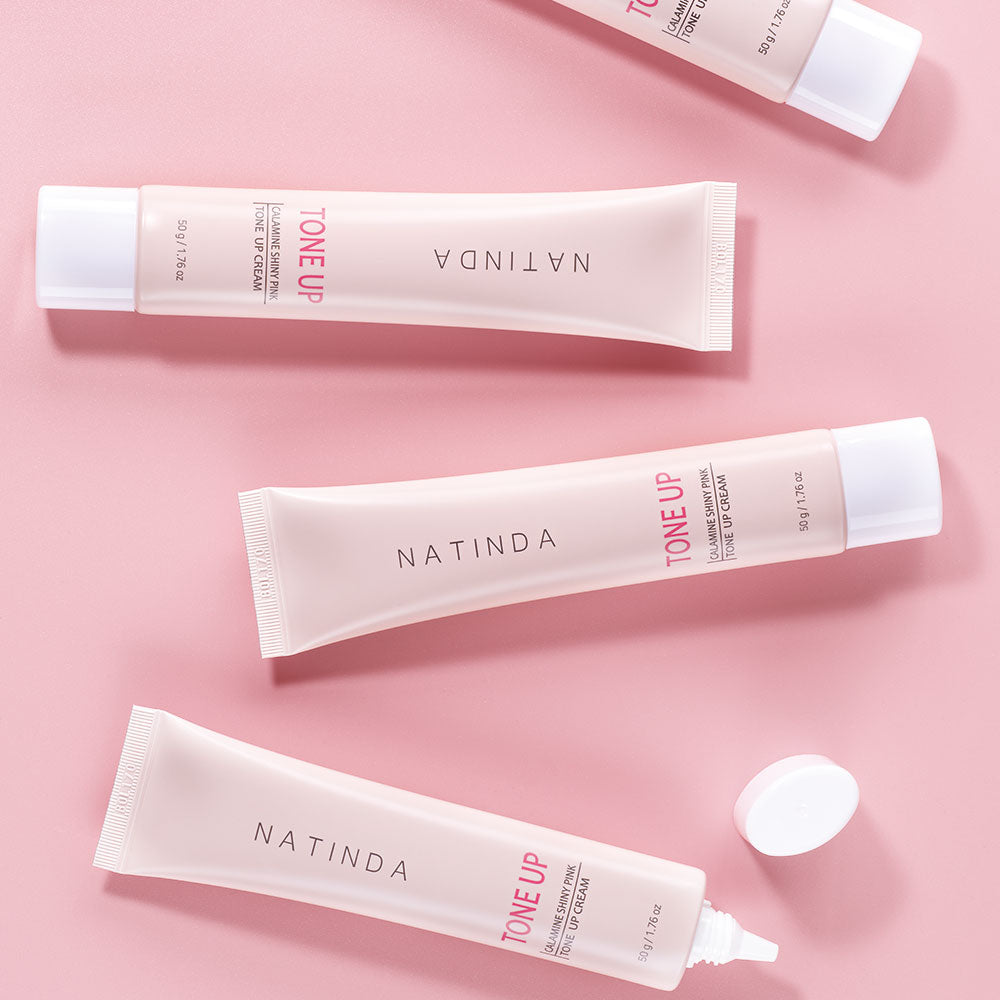 piyonna Natinda Calamine Shiny Pink Tone Up Cream 50g Makeup Base Makeup Primer