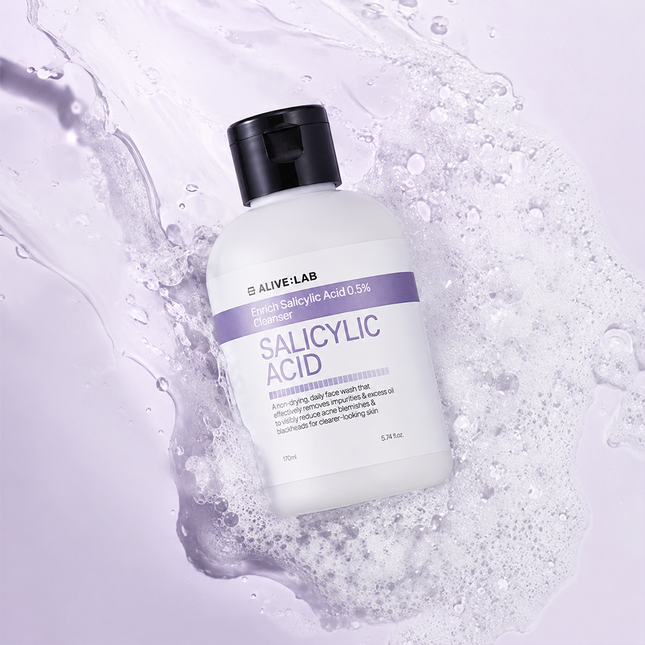 piyonna Enrich Salicylic Acid 0.5% Cleanser Soins visage Démaquillage Mousse nettoyante