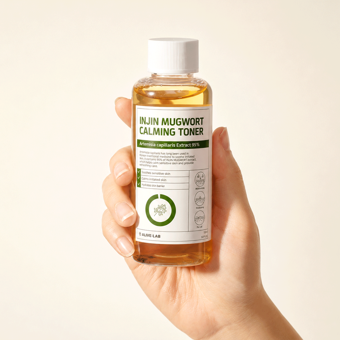 piyonna Injin Mugwort Calming Toner Face Care Toner Liquid Toner