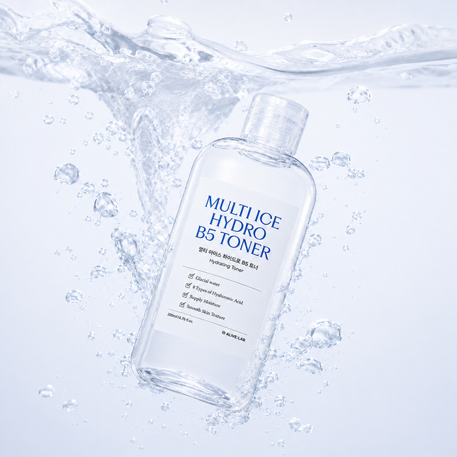 piyonna Glacier Water Multi Ice Hydro B5 Toner Soins visage Toner Lotion tonique