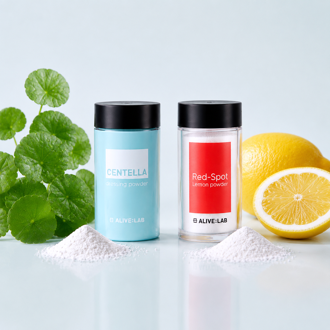 piyonna Centella Dressing Powder X Redspot Lemon Powder Face Care Serum