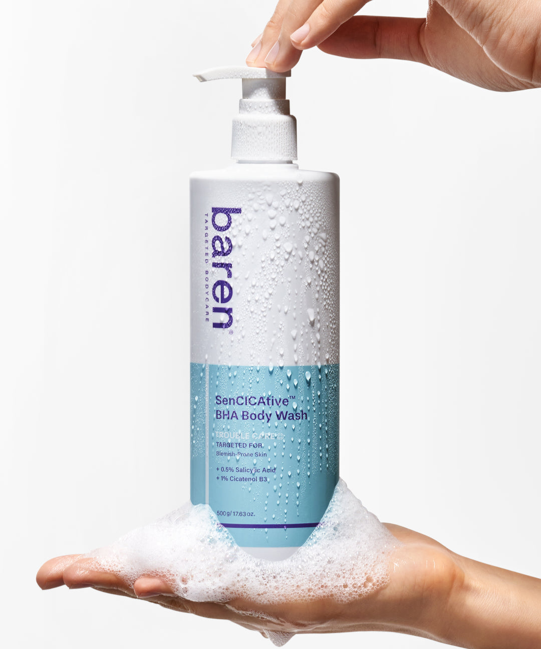piyonna BAREN SenCICAtive BHA Body Wash 500g Hair & Body Care Body Care Body Wash