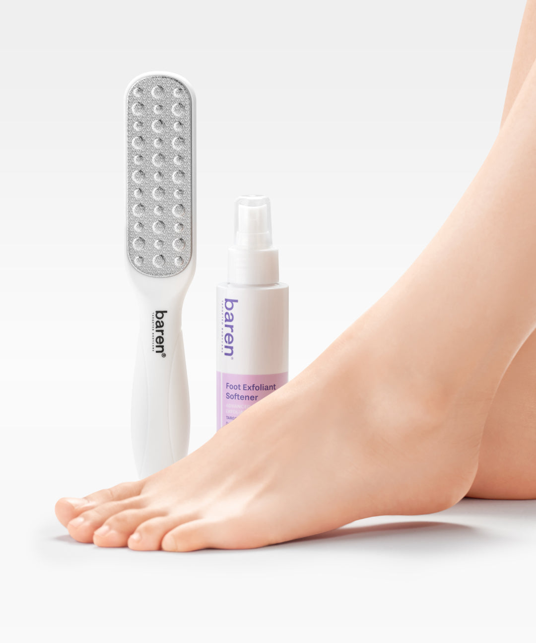 piyonna BAREN Foot Exfoliant Softener At Home Kit
(Foot exfoliant Softener 100ml + Slim foot file) Hair & Body Care Body Care Foot Care