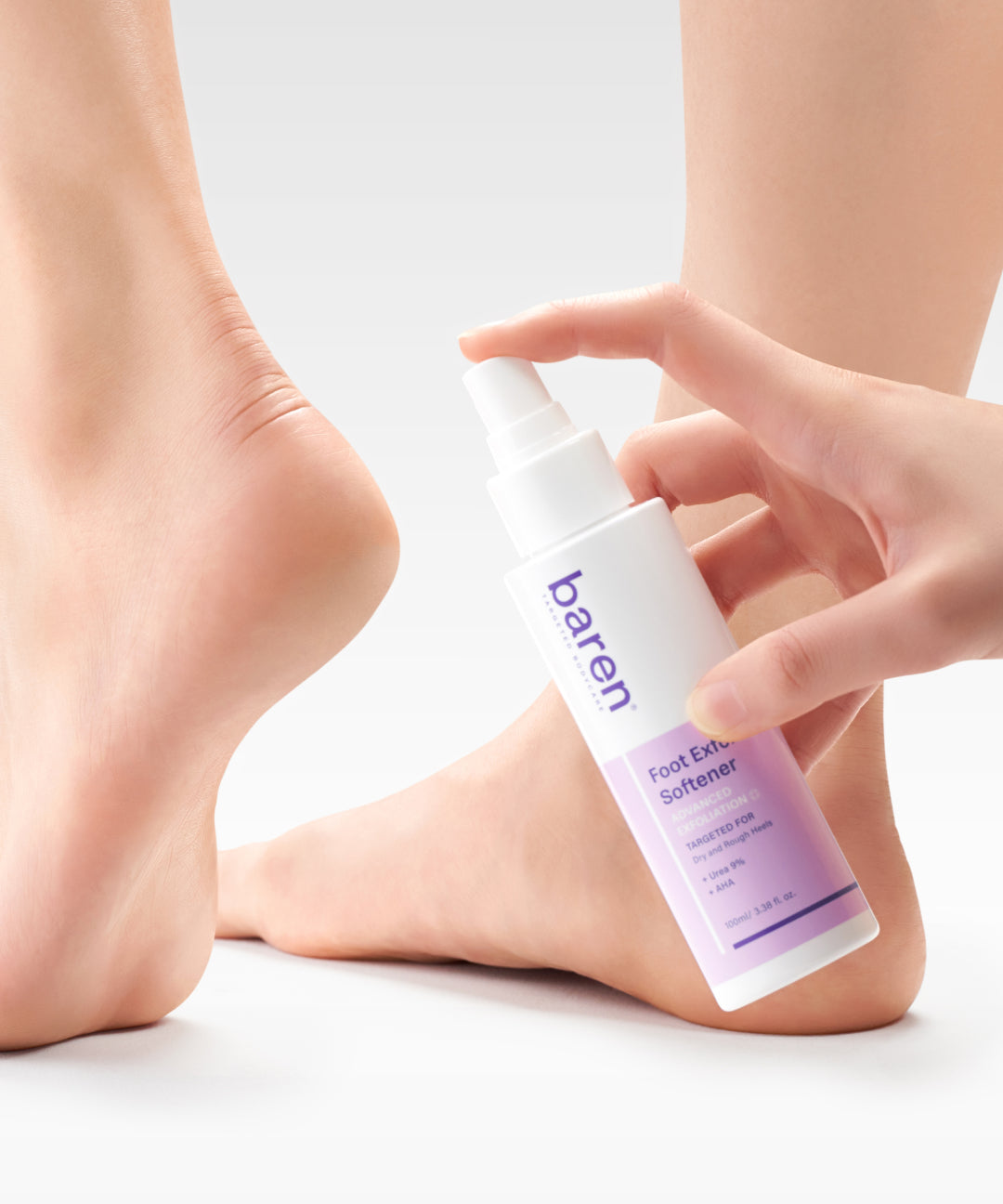 piyonna BAREN Foot Exfoliant Softener At Home Kit
(Foot exfoliant Softener 100ml + Slim foot file) Hair & Body Care Body Care Foot Care