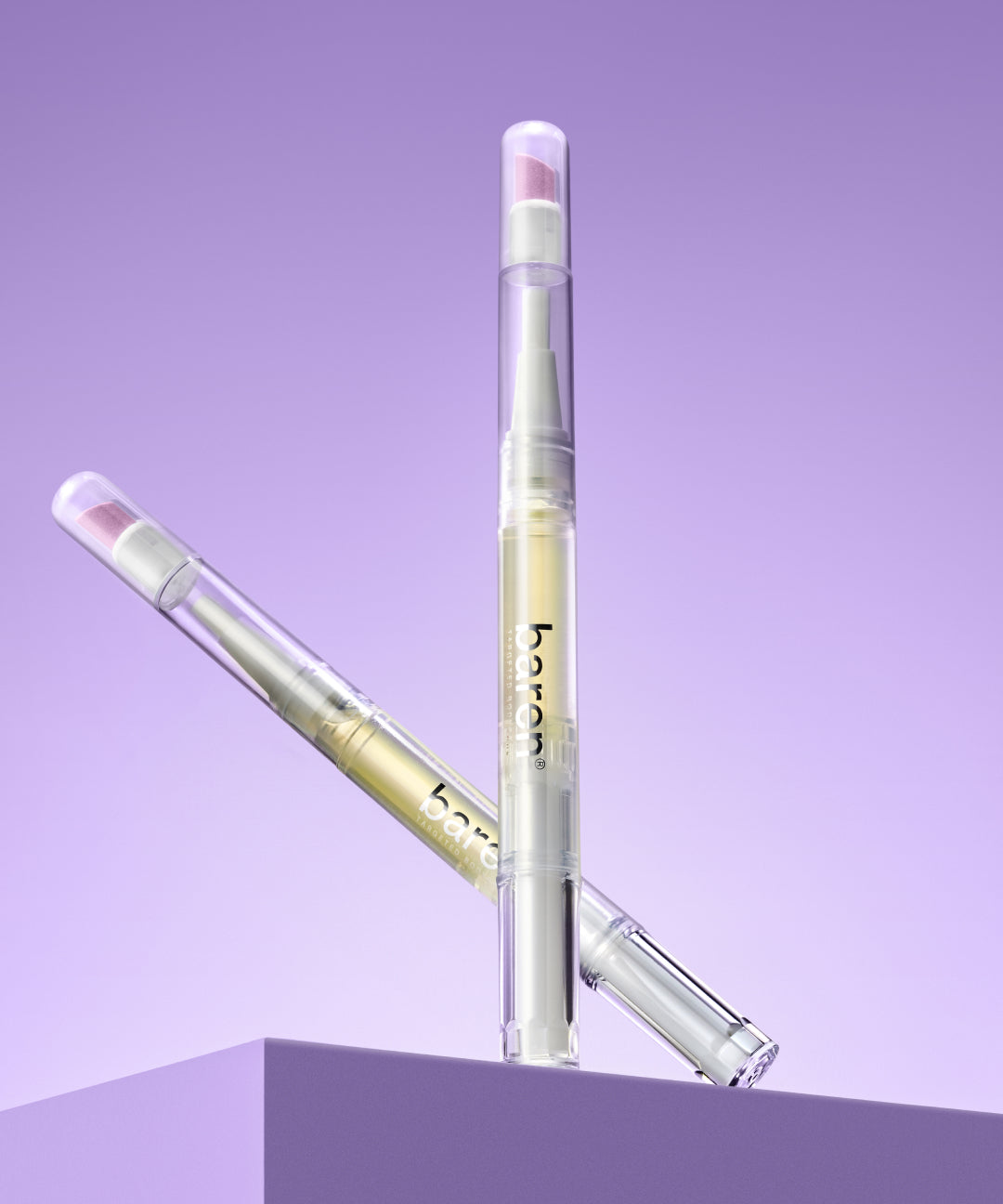 piyonna BAREN Dual Effect Nail and Cuticle Care Essence Oil Pen with Ceramic Pusher 2ml Makeup Nail Nail Tools