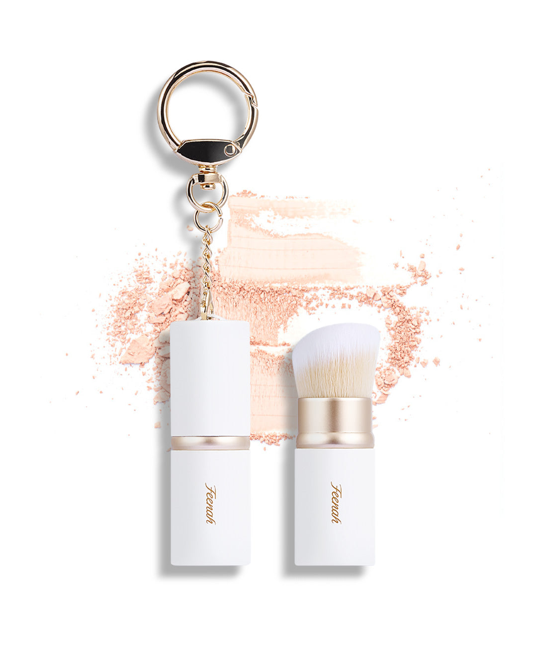 piyonna Feenah Feena 902 On The Go Mini Blur Brush with Keyring Maquillage Accessoires beauté Pinceau