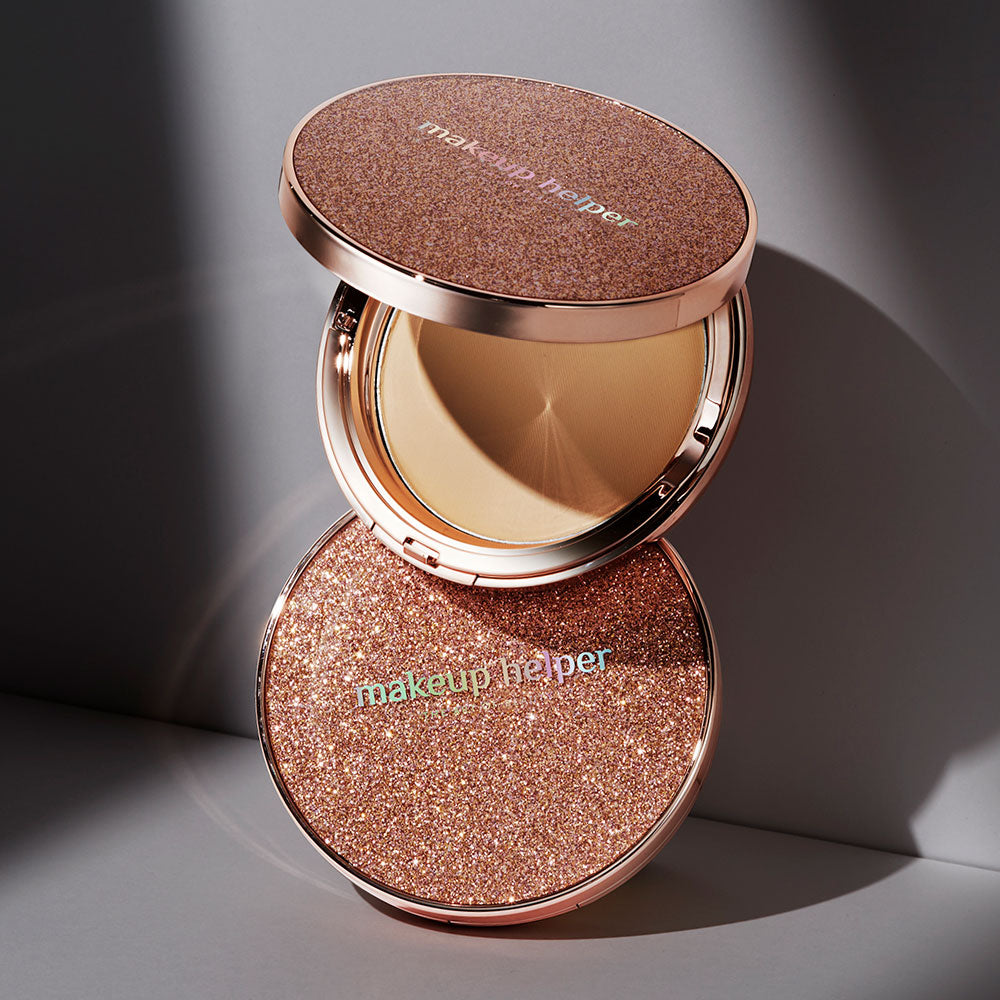 piyonna Art Pact Original Pro Finish 25g - Rose Glitter Maquillage Teint Poudre compacte