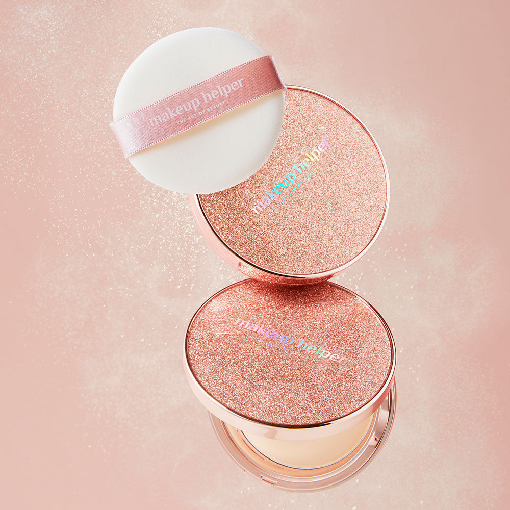 piyonna Art Pact Original Pro Finish 25g - Rose Glitter Maquillage Teint Poudre compacte