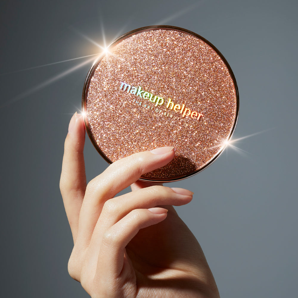 piyonna Art Pact Original Pro Finish 25g - Rose Glitter Maquillage Teint Poudre compacte