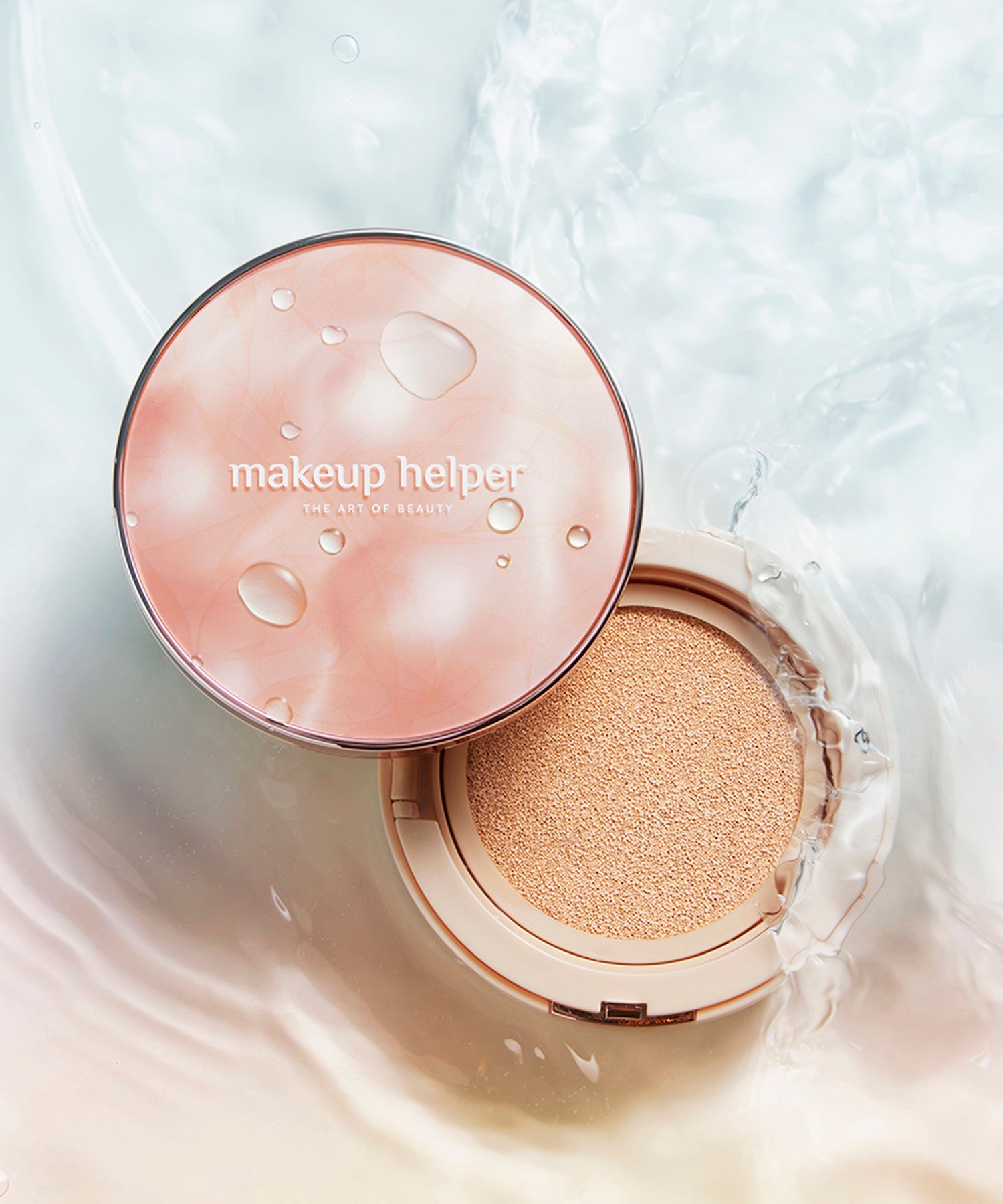 piyonna Makeup Helper Ampoule Glow Cushion 23g - Rose Latte Maquillage Teint Cushion
