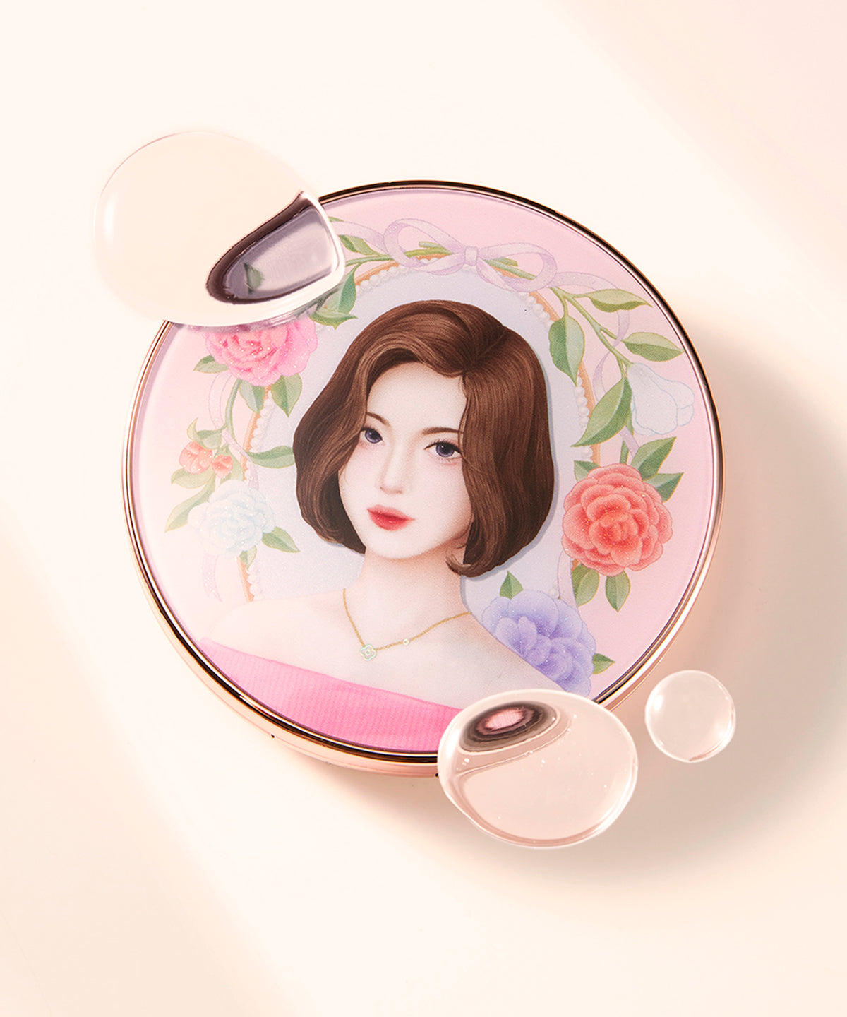 piyonna Makeup Helper Art Pact Original Pro Finish 25g - Lovely Rachel Maquillage Teint Poudre compacte