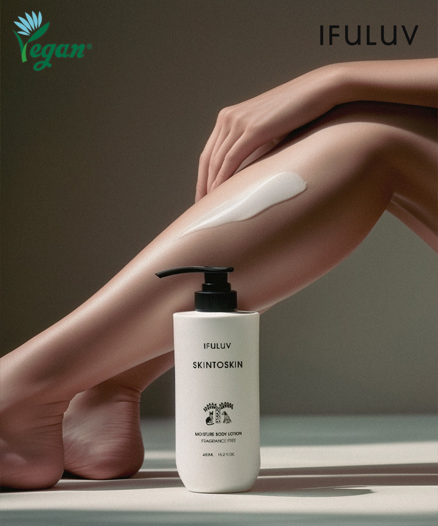 piyonna Epulab Skin to Skin Moisture Body Lotion Fragrance-Free 480ml Cheveux & Soins corps Soin du corps Lait corps