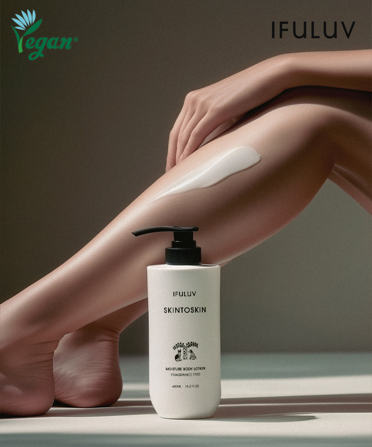 piyonna Epulab Skin to Skin Moisture Body Lotion Fragrance-Free 480ml Cheveux & Soins corps Soin du corps Lait corps