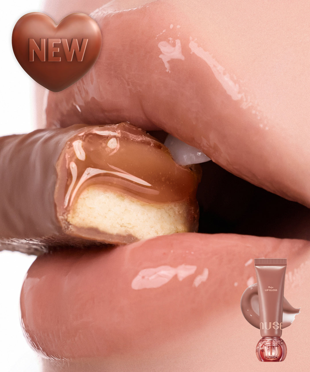 piyonna [PDRN/NEW COLOR] Nuz Reju Lip Gloss (+Reju Lip Gloss 01 Oolong Peach) Maquillage Lèvres Gloss