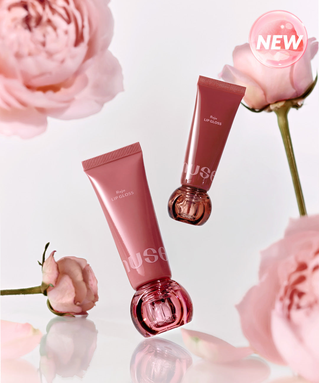 piyonna [PDRN/NEW COLOR] Nuz Reju Lip Gloss (+Reju Lip Gloss 01 Oolong Peach) Maquillage Lèvres Gloss