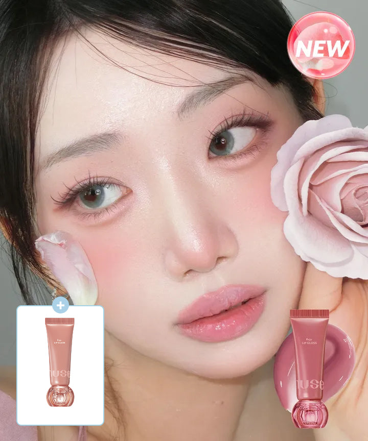 piyonna [PDRN/NEW COLOR] Nuz Reju Lip Gloss (+Reju Lip Gloss 01 Oolong Peach) Maquillage Lèvres Gloss