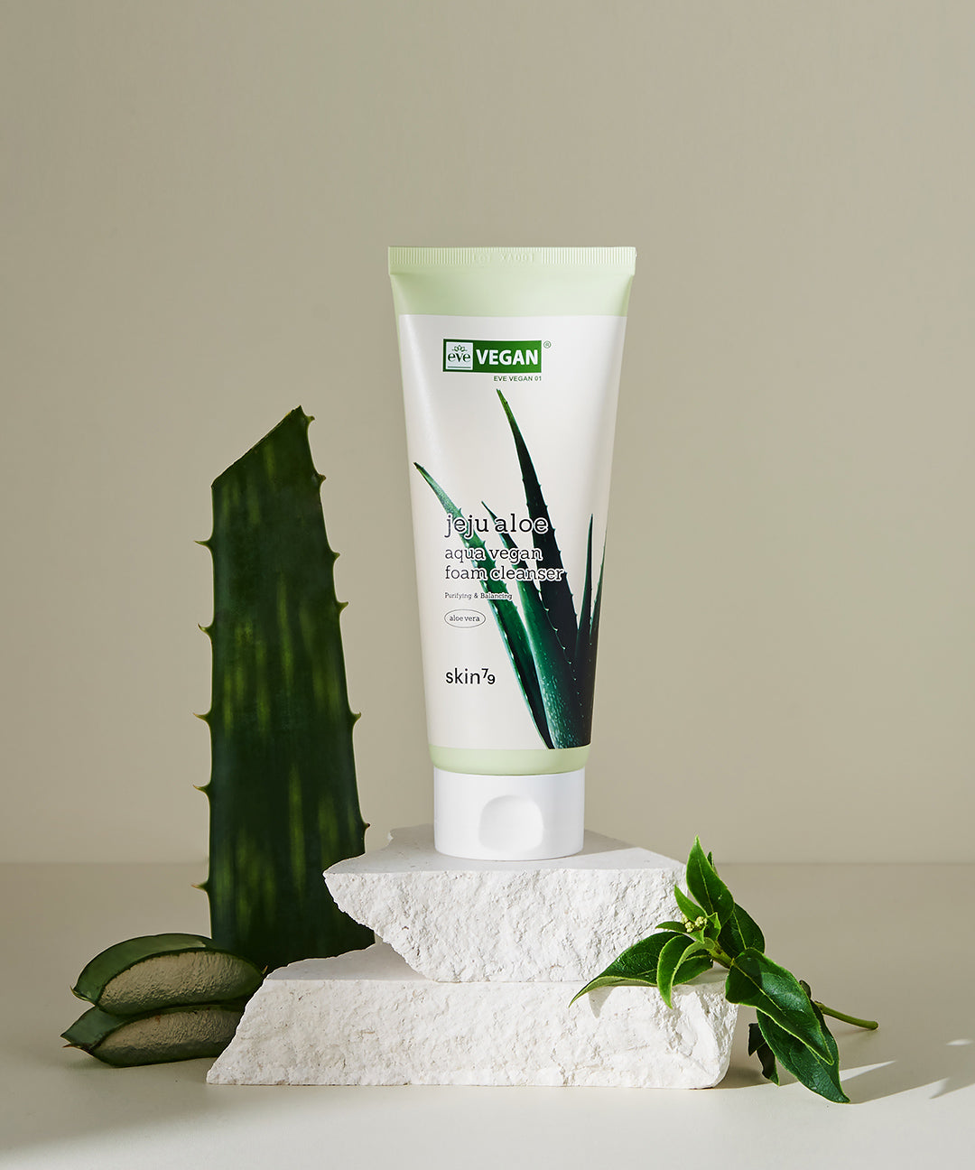 piyonna Jeju Aloe Aqua Vegan Foam Cleanser 150ml Soin de la peau Démaquillage Mousse & Gel nettoyant
