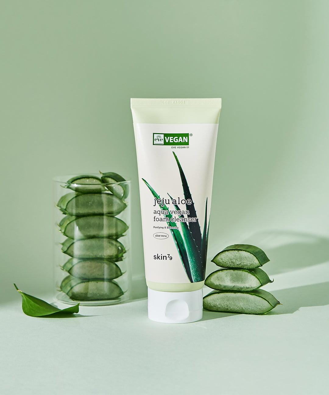 piyonna Jeju Aloe Aqua Vegan Foam Cleanser 150ml Soin de la peau Démaquillage Mousse & Gel nettoyant
